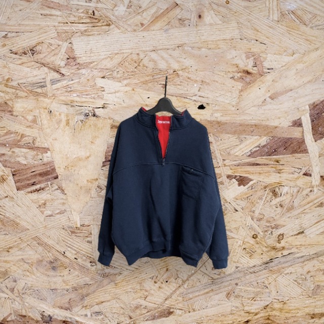 Supreme Washed Half Zip 【後払い手数料無料】 vivacf.net