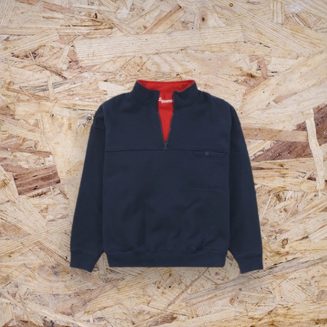 Supreme Washed Half Zip 【後払い手数料無料】 vivacf.net
