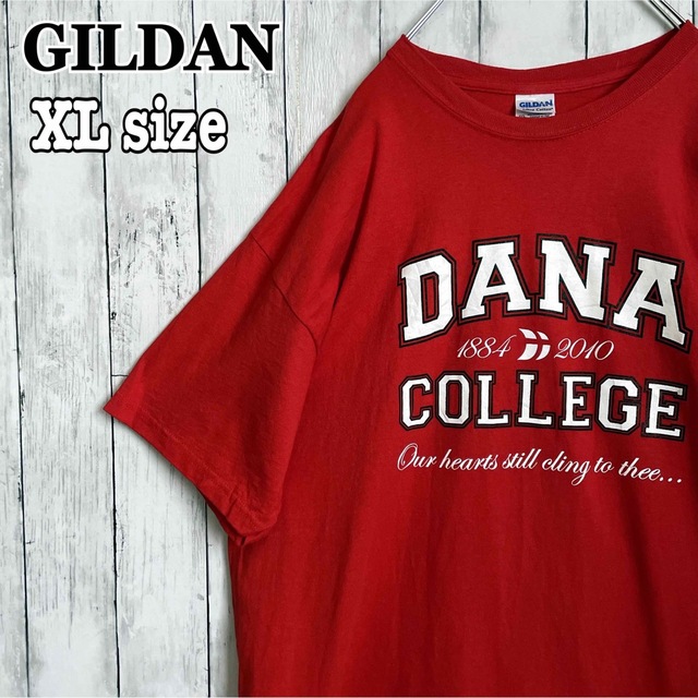 GILDAN(ギルタン)のGILDAN ギルダン カレッジ tシャツ クルーネック オーバーサイズ 古着 メンズのトップス(Tシャツ/カットソー(半袖/袖なし))の商品写真