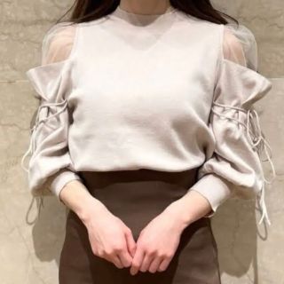 スナイデル(SNIDEL) シースルー ニット/セーター(レディース)の通販 スナイデル(SNIDEL) シースルー ニット/セーター(レディース)の通販