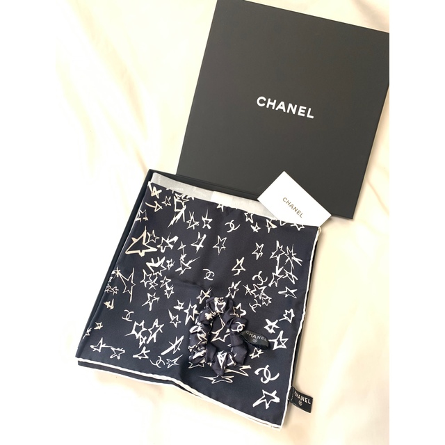 新品未使用 シャネル CHANEL スカーフ シュシュ セット ココマーク 星