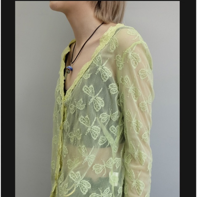 【全品送料無料】 ZARA - shury vintege シースルー カーディガンの通販 by カーディガン
