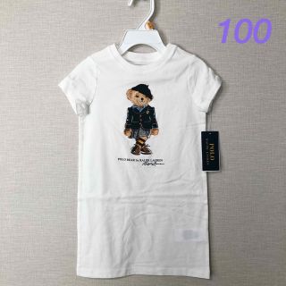 ポロラルフローレン(POLO RALPH LAUREN)の新作◇ラルフローレン ポロベアコットンTシャツドレス 3T/100(ワンピース)