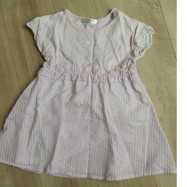 Biquette Club(ビケットクラブ)のワンピース2着セット 95cm キッズ/ベビー/マタニティのキッズ服女の子用(90cm~)(ワンピース)の商品写真