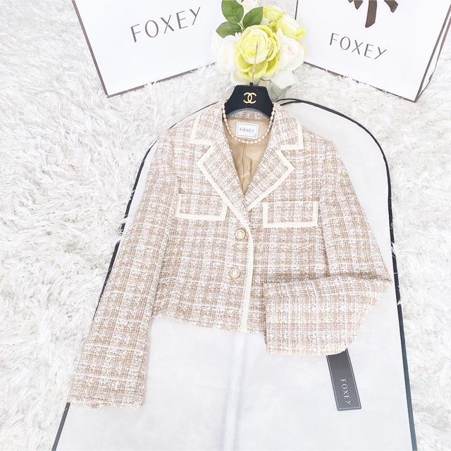 FOXEY - 未使用品☆フォクシー ツイード ジャケットの通販 by LOVELY ...