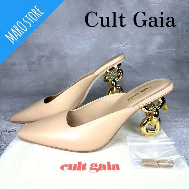 Cult Gaia ミュールu0026クロッグ デザインヒール チェーンサンダル