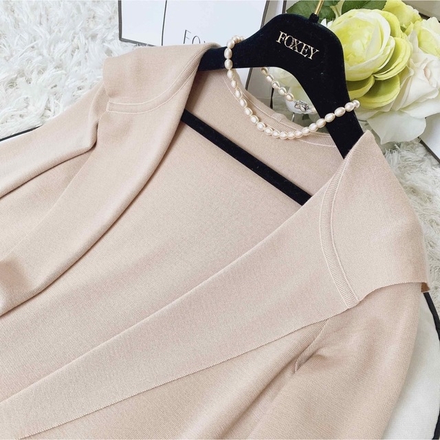 FOXEY BOUTIQUE - 極美品☆フォクシー ロング カーディガンの FOXEY BOUTIQUE - 極美品☆フォクシー ロング カーディガンの