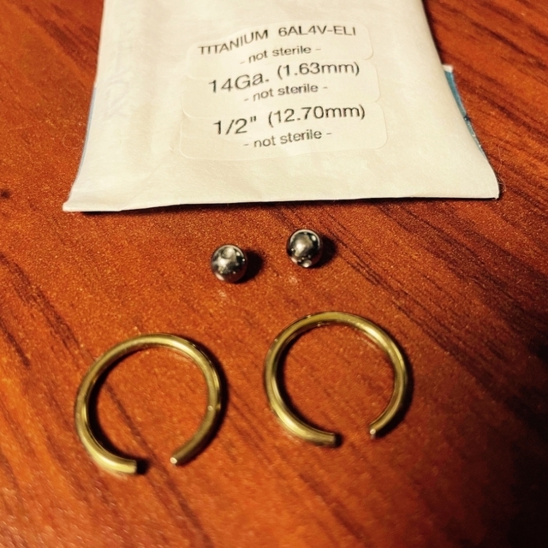 アナトメタル ANATOMETAL ボディピアス 14g【正規直輸入品】の通販 by ...