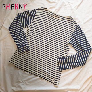 フィーニー(PHEENY)のPHENNY ボーダー カットソー レディース 長袖 ブラウス シャツ(カットソー(長袖/七分))