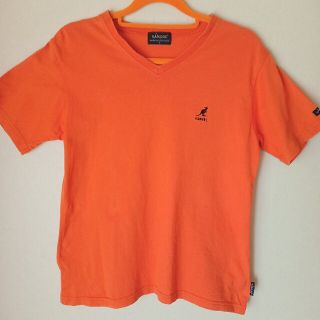 カンゴール(KANGOL)のKANGOLカンゴール Tシャツ トップス　カットソー　レア　オレンジ　希少(Tシャツ(半袖/袖なし))