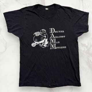 ebn SCREEN STAR 70s USA製 DAMM レタリング Tシャツ(Tシャツ/カットソー(半袖/袖なし))