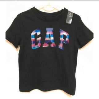 ギャップキッズ(GAP Kids)の完売品 レア ベビーギャップ ❤️ 虹色ロゴ Tシャツ 105センチ(Tシャツ/カットソー)