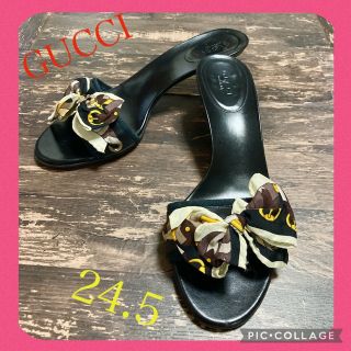 Gucci - 正規店購入 グッチ ホースビット ミュールの通販 by yuu ...