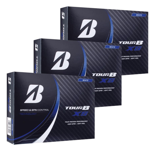 新品】ブリヂストン TOUR B XS ゴルフボール 3ダース(ホワイト)-