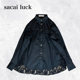 サカイラック(sacai luck)の【希少】sacai luck レース ドッキングシャツ(シャツ/ブラウス(長袖/七分))