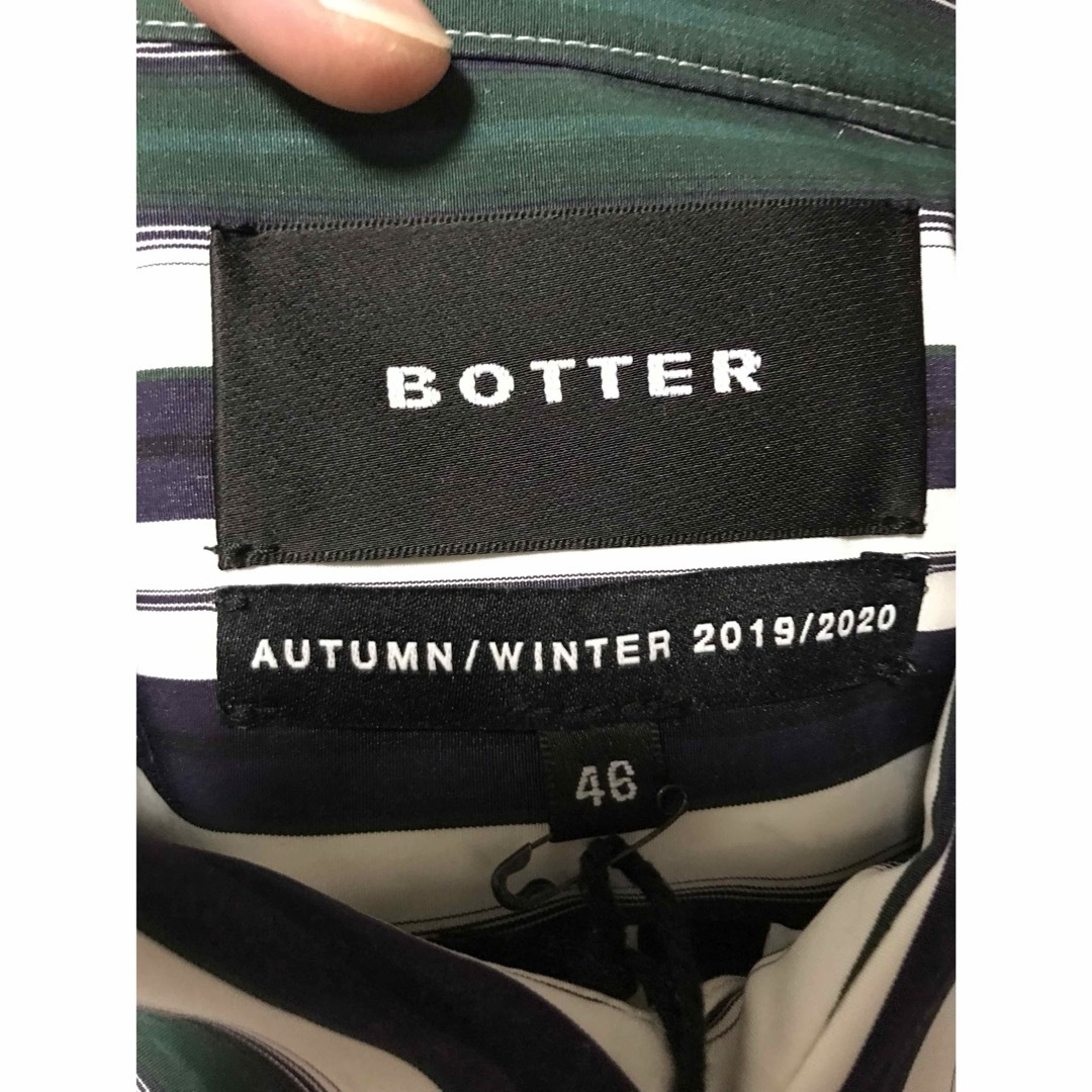 48 新品 9.4万 BOTTER ボッター ストライプシャツ オーバーサイズ