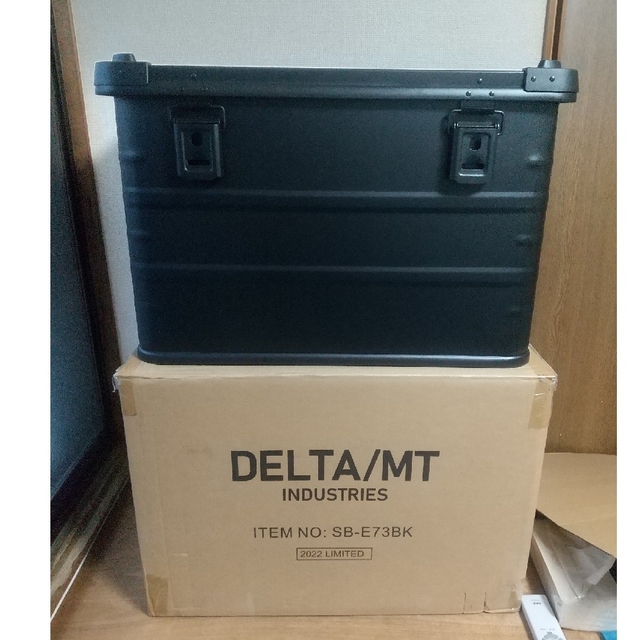 DELTA/MTアルミコンテナ　2022限定生産色ブラック73