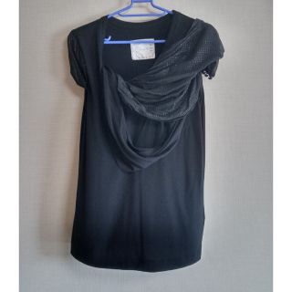 サカイ(sacai)のsacai　サカイ　変形ドレープカットソー　ポケットTシャツ(カットソー(半袖/袖なし))