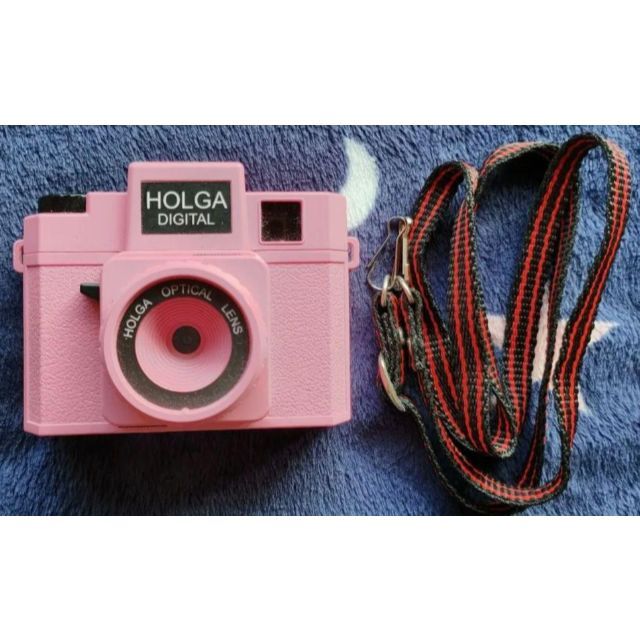 HOLGA DIGITAL ホルガ デジタル ピンク 本体 ストラップ