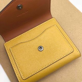 新品　coach スモールウォレット カラーブロック　ホワイト系