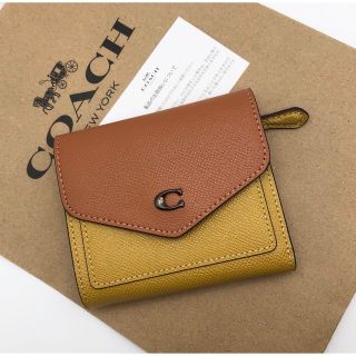 COACH 大人気！ ウィンスモールウォレット カラーブロック フラックス 新品