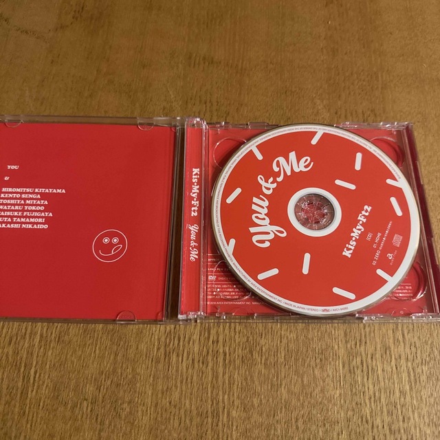 Kis-My-Ft2(キスマイフットツー)のKis-My-Ft2 you&me エンタメ/ホビーのCD(ポップス/ロック(邦楽))の商品写真