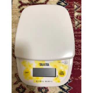 タニタ(TANITA)のTANITA キッチンスケール　電池付き(調理道具/製菓道具)