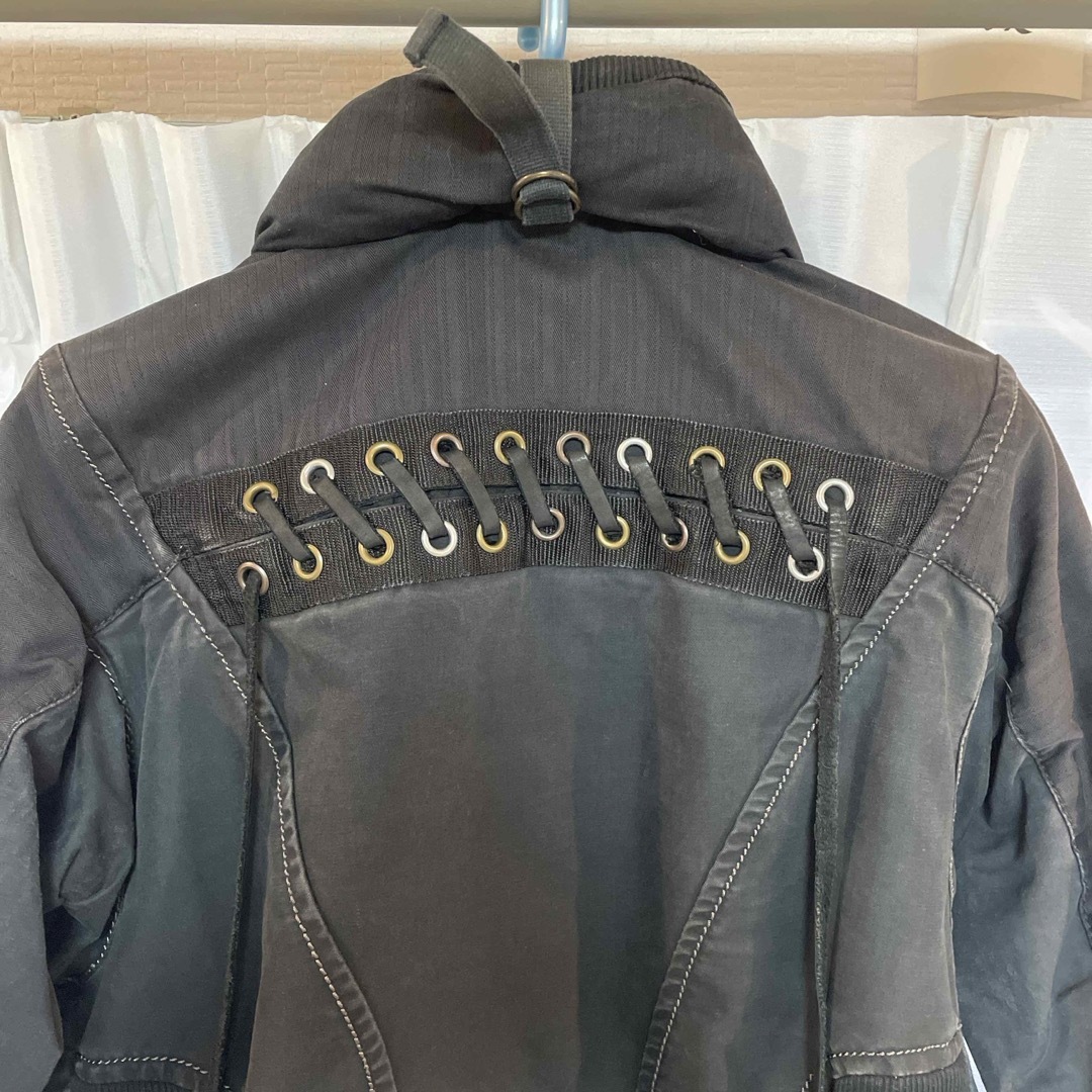 MARITHE + FRANCOIS GIRBAUD(マリテフランソワジルボー)のBlack jacket M size  メンズのジャケット/アウター(ライダースジャケット)の商品写真