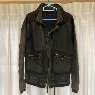 マリテフランソワジルボー(MARITHE + FRANCOIS GIRBAUD)のBlack jacket M size (ライダースジャケット)