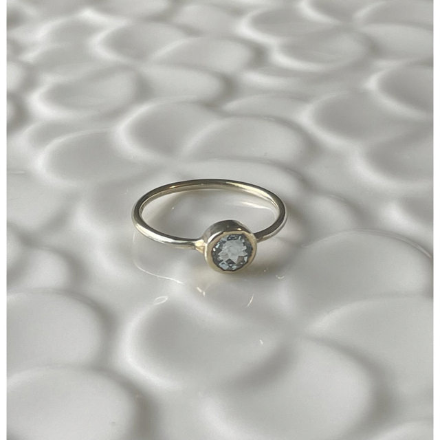 天然石 ブルートパーズ リング 指輪 12号 シルバー レディースのアクセサリー(リング(指輪))の商品写真