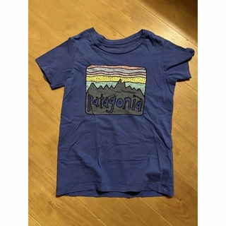 パタゴニア(patagonia)のパタゴニア　ベビー　5T Tシャツ　ブルー(Tシャツ/カットソー)