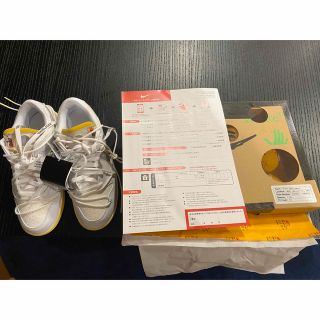 ナイキ(NIKE)のNIKE off-white  ﾀﾞﾝｸ Low 01(スニーカー)