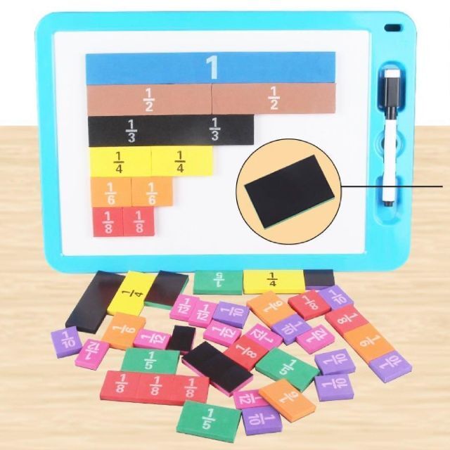 新品】分数ブロック マグネット 知育玩具 モンテッソーリ 小学生 入学祝いの通販 by ちゃっぱる♪|ラクマ 分数ブロック マグネット 知育玩具 モンテッソーリ 小学生 入学祝い