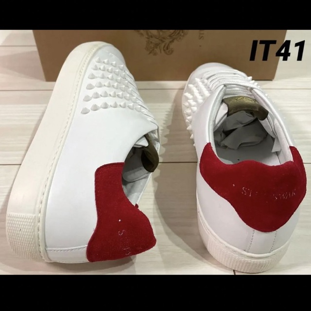新品】STUDSWAR(スタッズウォー) ホワイト 41 (お得な特別割引価格