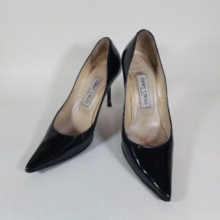 JIMMY CHOO(ジミーチュウ) エナメルヒールパンプス レディース