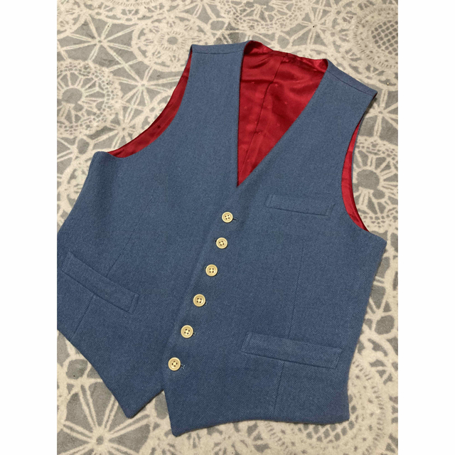 wacko maria ワコマリア バッグロゴ刺繍デザイン ベスト Mサイズ