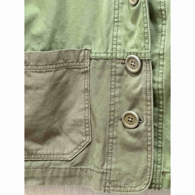 NUEVO(ヌエボ)の✨値下げ✨NUEVO BLANCA /フードツキパッチワークジャケット  レディースのジャケット/アウター(その他)の商品写真
