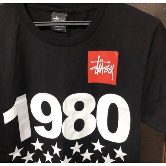STUSSY - STUSSY ステューシー Tシャツ 星柄 1980 レア？ S 黒の通販 