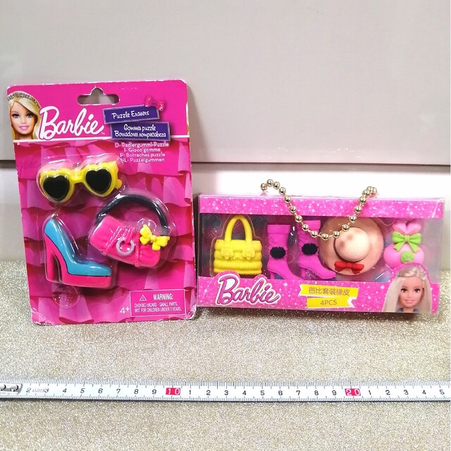 Barbie(バービー)の【在庫確認必須】Barbie バービー 消しゴム 小物 エンタメ/ホビーのおもちゃ/ぬいぐるみ(キャラクターグッズ)の商品写真