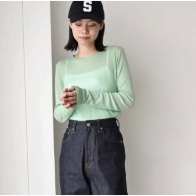 キャナルジーン シアーロングTシャツ キャミ セット