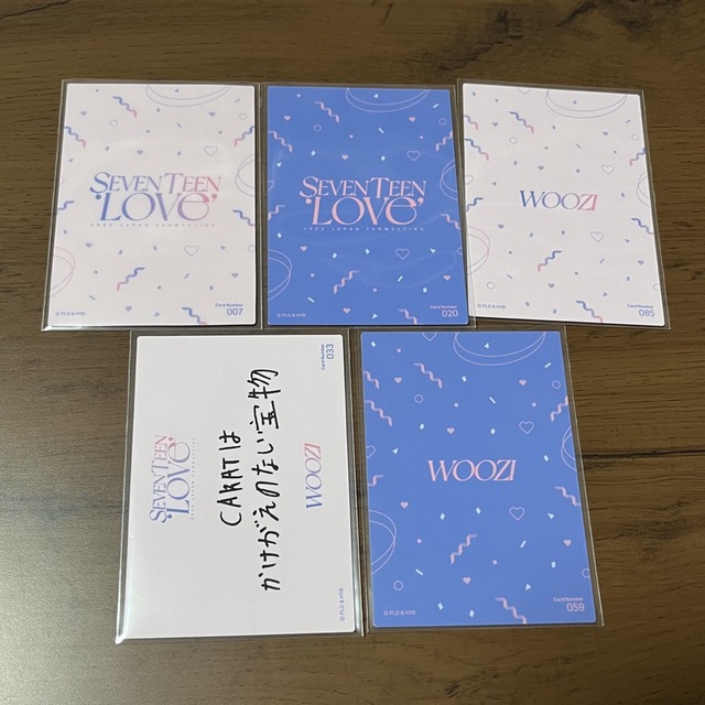 色移り有り ウェンディ センパ トレカ メッセージカード | vendee