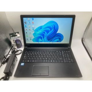 トウシバ(東芝)の東芝 B55/B corei3-6100U SSD256GB 2017年製!(ノートPC)