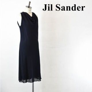 ジルサンダー(Jil Sander)のSL AL0002 高級 Jil Sander ジルサンダー 変形 ロング(ロングワンピース/マキシワンピース)