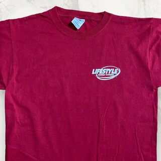 HCQ JERZEES アメリカ　ワンポイント　ロゴ　ライフスタイル Tシャツ(Tシャツ/カットソー(半袖/袖なし))