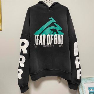 FEAR OF GOD RRR123コラボパーカー　ロゴ　限定