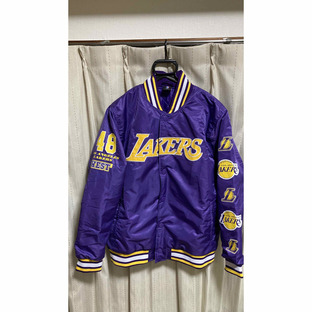 レイカーズ ジャケット スタジャン パープル コービー レブロン NBAの