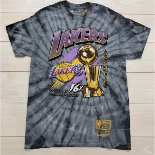 ミッチェルアンドネス(MITCHELL & NESS)のLos Angeles Lakers タイダイ　tシャツ(Tシャツ/カットソー(半袖/袖なし))