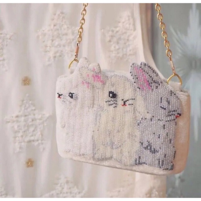 franche lippee(フランシュリッペ)のよりそいうさぎつぶつぶバッグ フランシュリッペ レディースのバッグ(ショルダーバッグ)の商品写真