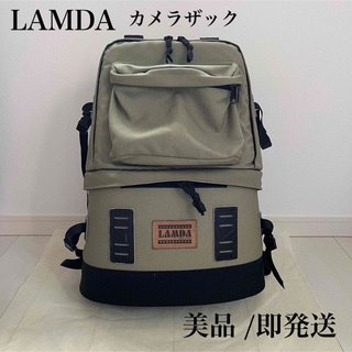 【美品】LAMDA  ラムダ カメラ用 リュックサック(ネイビー)