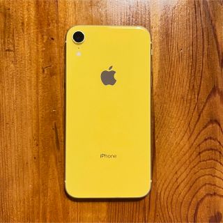 アイフォーン(iPhone)のiPhoneXR 128GB イエロー SIMフリー 本体のみ(スマートフォン本体)